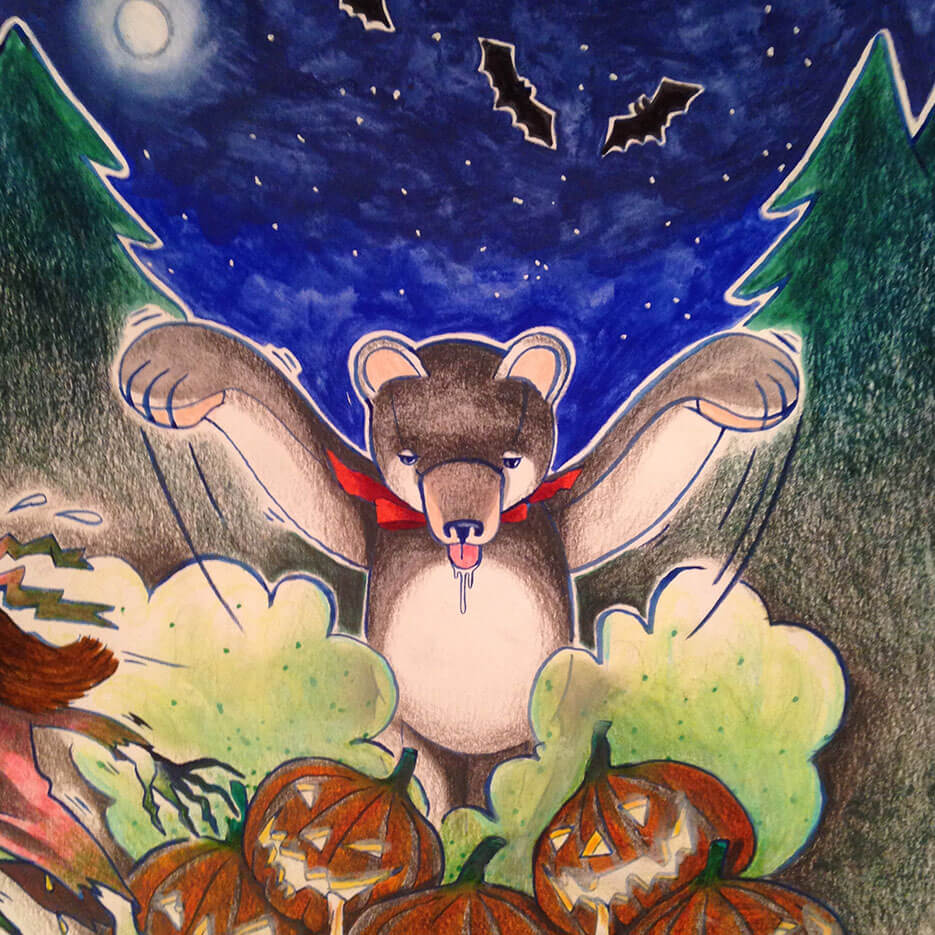 Halloween: the scare of the witch Bibiyaga